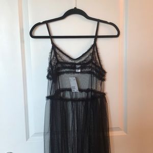 Black Mesh Dress